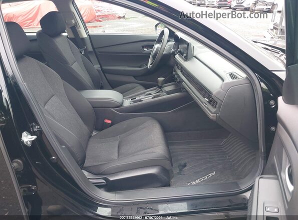 1HGCY1F44SA021485 2025 HONDA ACCORD Black Вид салону спереду