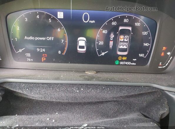 1HGCY1F44SA030803 2025 HONDA ACCORD Silver უკანა სავარძლების ხედი