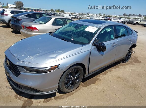 1HGCY1F44SA030803 2025 HONDA ACCORD Silver წინა ხედი