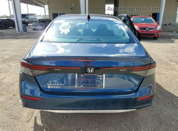 1HGCY1F44SA082741 2025 HONDA ACCORD Blue Հետևի տեսք