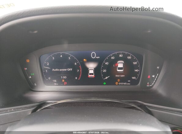 1HGCY1F45SA066144 2025 HONDA ACCORD White Widok tylnych siedzeń