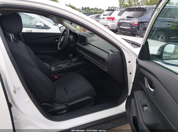 1HGCY1F45SA066144 2025 HONDA ACCORD White Widok wnętrza z przodu