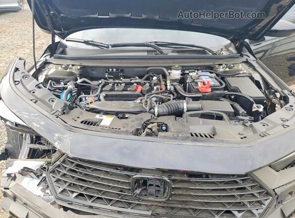 1HGCY1F45TA023182 2026 HONDA ACCORD Black უკანა სალონის ხედი