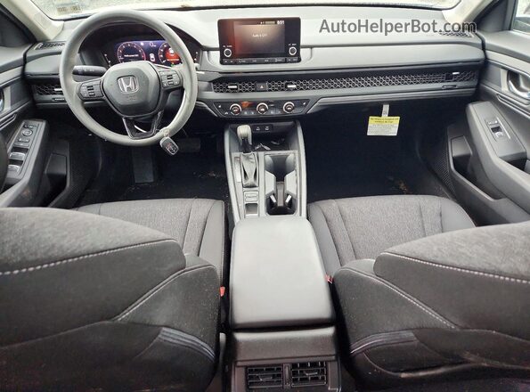1HGCY1F46SA052222 2025 HONDA ACCORD Gray Dashboard view