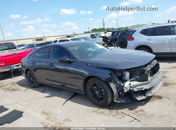 1HGCY1F46SA070154 2025 HONDA ACCORD Gray Вид задньої частини салону