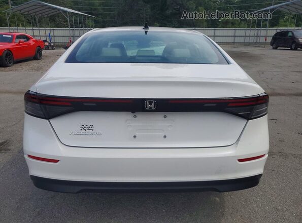 1HGCY1F46SA073023 2025 HONDA ACCORD Белый Вид сзади