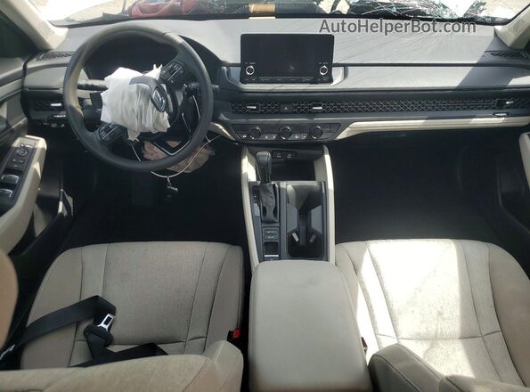 1HGCY1F46SA073023 2025 HONDA ACCORD Белый Вид панели приборов