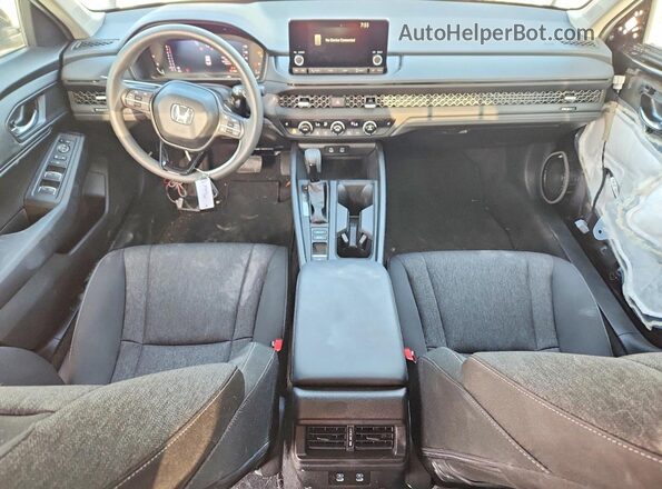 1HGCY1F46SA077170 2025 HONDA ACCORD Black Dashboard view