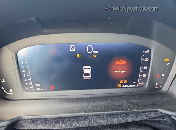 1HGCY1F46SA077170 2025 HONDA ACCORD Black Instrument cluster view