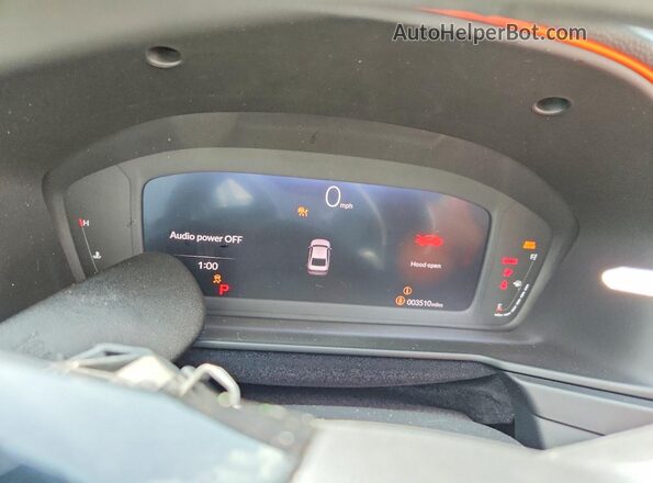 1HGCY1F46SA082773 2025 HONDA ACCORD Blue Vista del cuadro de instrumentos