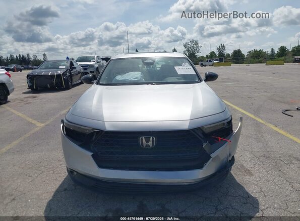 1HGCY1F46SA088542 2025 HONDA ACCORD Silver Instrument cluster view