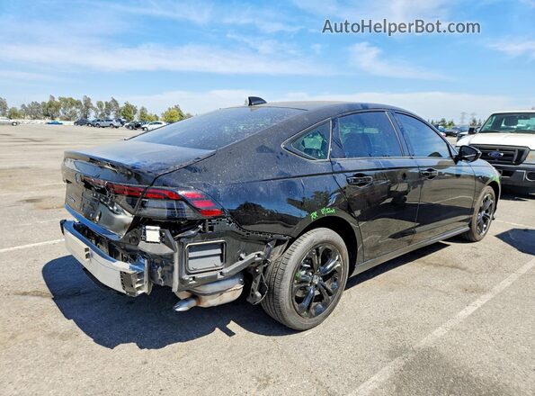 1HGCY1F47SA033825 2025 HONDA ACCORD Black უკანა მარჯვენა