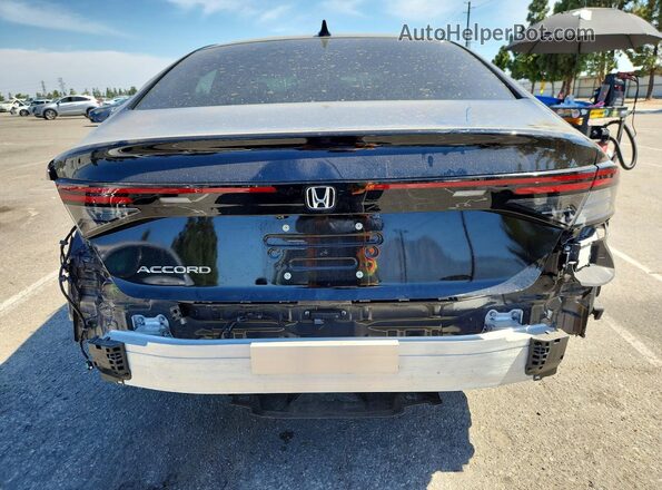 1HGCY1F47SA033825 2025 HONDA ACCORD Black უკანა ხედი