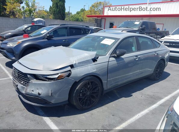 1HGCY1F47SA042878 2025 HONDA ACCORD Gray Przód lewy