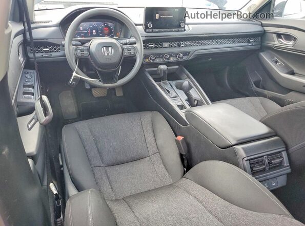 1HGCY1F47SA048082 2025 HONDA ACCORD Black Dashboard view