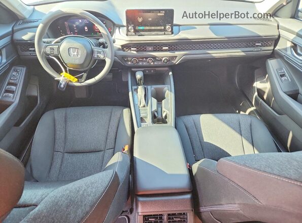 1HGCY1F47SA052990 2025 HONDA ACCORD Blue Dashboard view