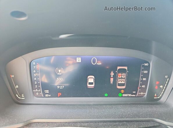 1HGCY1F47SA052990 2025 HONDA ACCORD Blue Instrument cluster view