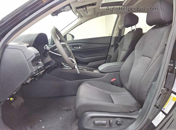 1HGCY1F48SA045580 2025 HONDA ACCORD Black წინა სალონის ხედი