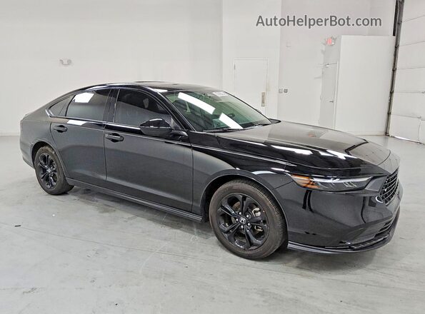 1HGCY1F48SA045580 2025 HONDA ACCORD Black წინა მარჯვენა