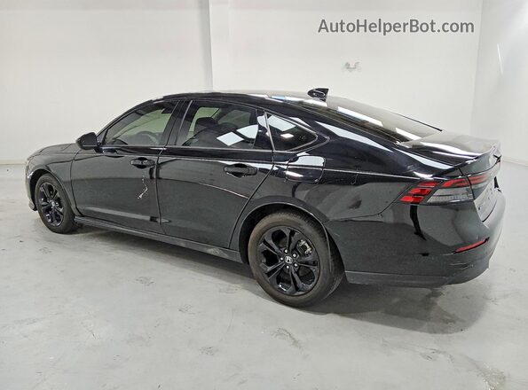 1HGCY1F48SA045580 2025 HONDA ACCORD Black უკანა მარცხენა