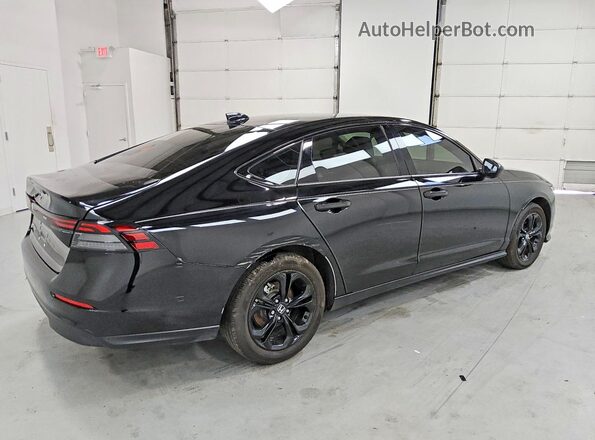 1HGCY1F48SA045580 2025 HONDA ACCORD Black უკანა მარჯვენა
