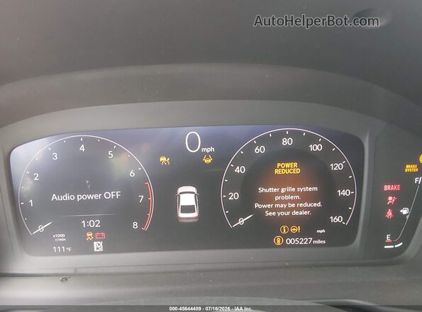 1HGCY1F48SA060810 2025 HONDA ACCORD Gray Вид задніх сидінь
