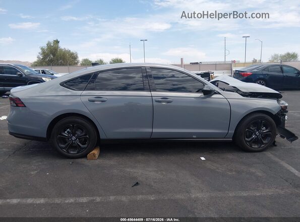 1HGCY1F48SA060810 2025 HONDA ACCORD Gray Вид щитка приладів