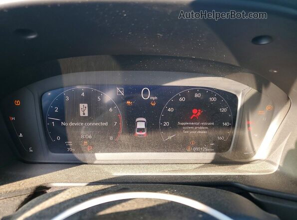1HGCY1F48SA062833 2025 HONDA ACCORD Charcoal Instrument cluster view