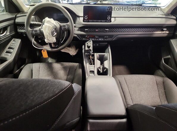 1HGCY1F49SA044454 2025 HONDA ACCORD Black წინა პანელის ხედი