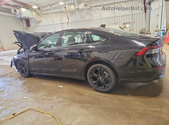 1HGCY1F49SA044454 2025 HONDA ACCORD Black უკანა მარცხენა
