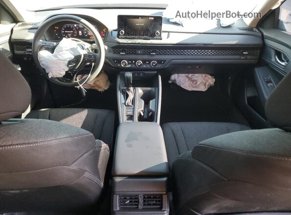 1HGCY1F49SA063201 2025 HONDA ACCORD Black Вид панелі приладів