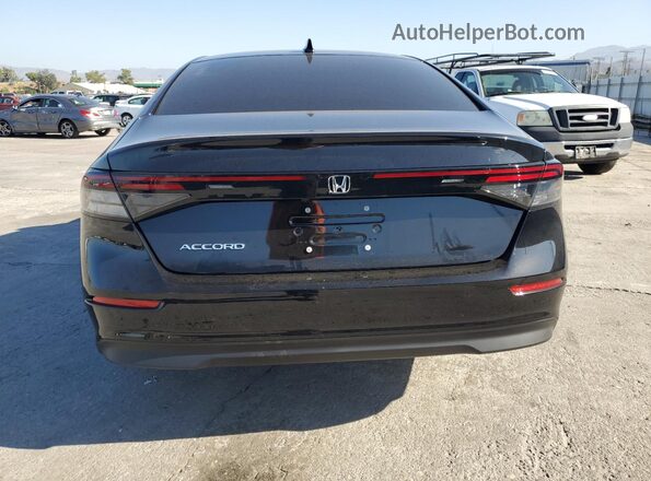 1HGCY1F49SA063201 2025 HONDA ACCORD Black Вид ззаду