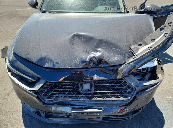 1HGCY1F4XSA000169 2025 HONDA ACCORD Black Սալոնի հետևի տեսք