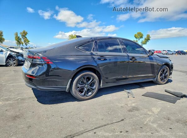 1HGCY1F4XSA000169 2025 HONDA ACCORD Black Հետևի աջ