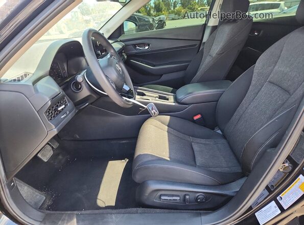 1HGCY1F4XSA000169 2025 HONDA ACCORD Black Սալոնի դիմացի տեսք