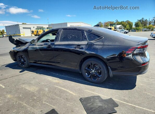 1HGCY1F4XSA000169 2025 HONDA ACCORD Black Հետևի ձախ
