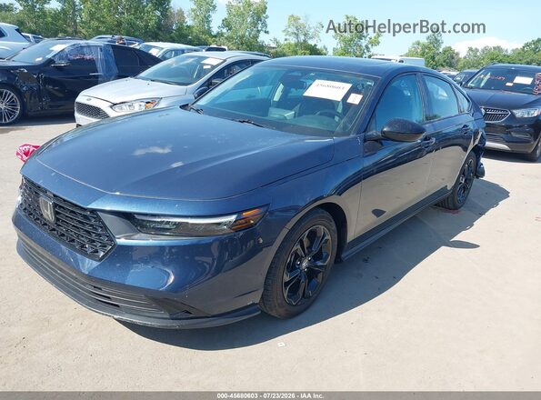 1HGCY1F4XSA023175 2025 HONDA ACCORD Blue Vista tres cuartos delantera izquierda