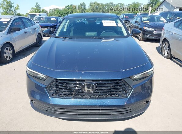 1HGCY1F4XSA023175 2025 HONDA ACCORD Blue Vista del cuadro de instrumentos