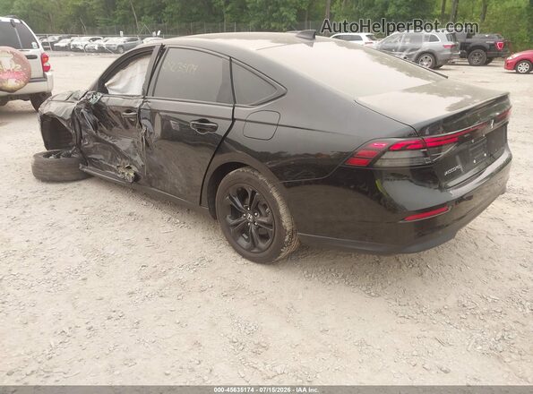 1HGCY1F4XSA061389 2025 HONDA ACCORD Black Trasero izquierdo