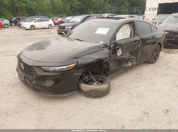 1HGCY1F4XSA061389 2025 HONDA ACCORD Black Vista tres cuartos delantera izquierda