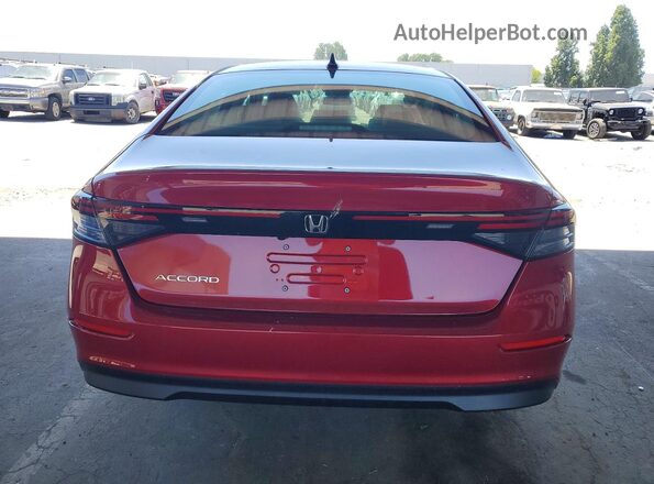 1HGCY1F4XTA016812 2026 HONDA ACCORD Красный Вид сзади