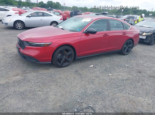 1HGCY2F50RA024294 2024 HONDA ACCORD Red Передня ліва чверть