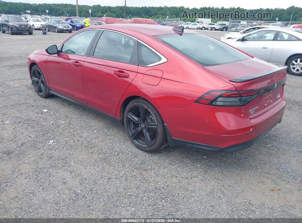 1HGCY2F50RA024294 2024 HONDA ACCORD Red Задня ліва чверть