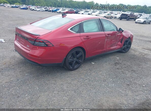 1HGCY2F50RA024294 2024 HONDA ACCORD Red Задня права чверть