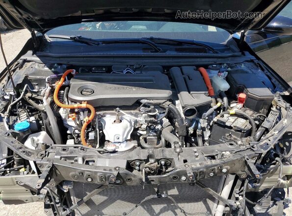 1HGCY2F50RA041712 2024 HONDA ACCORD Black Widok wnętrza z tyłu