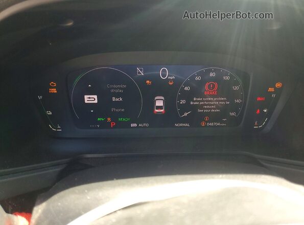 1HGCY2F50RA041712 2024 HONDA ACCORD Black Widok zestawu wskaźników