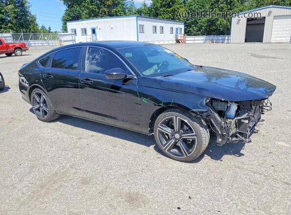 1HGCY2F50RA041712 2024 HONDA ACCORD Black Przód prawy