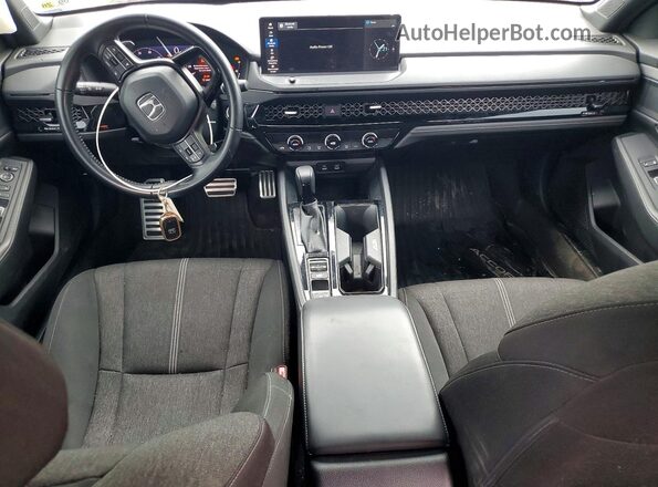 1HGCY2F50RA093678 2024 HONDA ACCORD White Вид панелі приладів