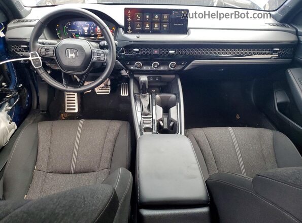 1HGCY2F50SA014595 2025 HONDA ACCORD Blue Widok deski rozdzielczej