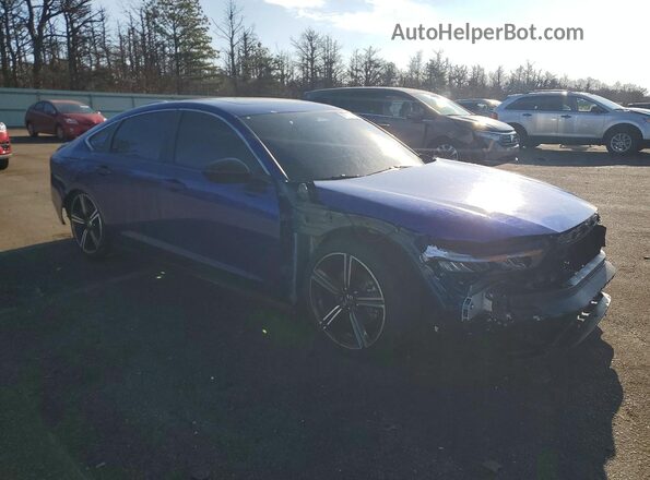 1HGCY2F50SA014595 2025 HONDA ACCORD Blue Przód prawy